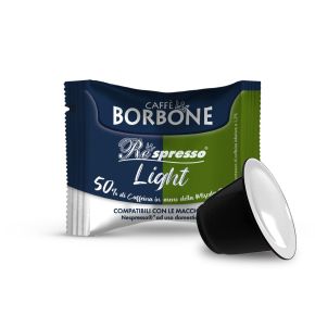 100 Capsule per Macchine Nespresso Caffè Borbone Blu Light 