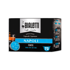 72 Capsule Bialetti Caffè d'Italia Napoli Espresso Bar 