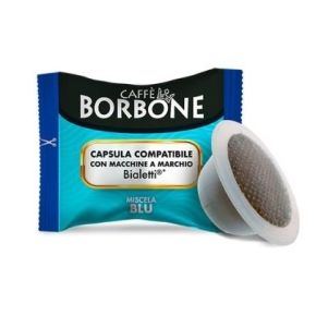 350 capsule Borbone Blu compatibili anche per Bialetti alluminio 