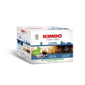 150 Cialde Ese 44mm caffè Kimbo gusto CAPRI - INTENSO