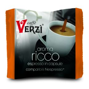 100 Capsule Verzì Gusto Ricco Compatibili Per Macchine Nespresso