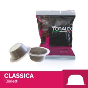 100 Capsule compatibili Bialetti caffè Toraldo miscela CLASSICA