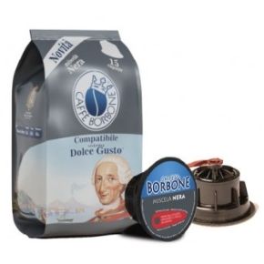 90 CAPSULE DI CAFFE' BORBONE MISCELA NERA COMPATIBILE DOLCE GUSTO