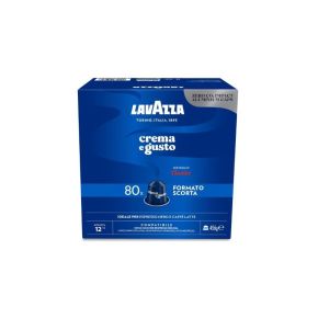 80 Capsule Lavazza Crema e Gusto Classico Alluminio per Macchine Nespresso 