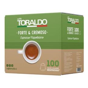 300 Capsule per macchine Nespresso caffè Toraldo FORTE E CREMOSO